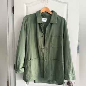 Old Navy Women’s Olive Green Chore Coat